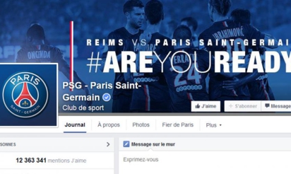 Le PSG champion sur Facebook