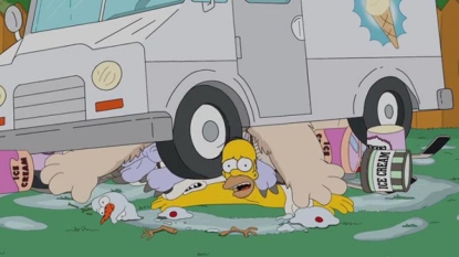 Homer relève le Ice Bucket Challenge