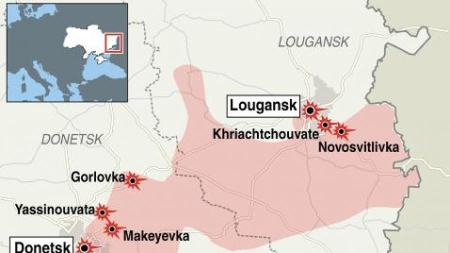 Ukraine: tirs d’artillerie dans le centre de Donetsk, plus de 40 civils tués
