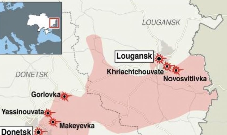 Ukraine: tirs d’artillerie dans le centre de Donetsk, plus de 40 civils tués