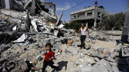 Un premier convoi du Programme alimentaire mondial arrive à Gaza par l’Egypte