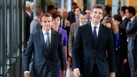 Arnaud Montebourg souhaite “bonne chance” à Emmanuel Macron