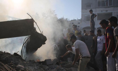 Gaza: huit Palestiniens, trois commandants de la branche armée du Hamas tués