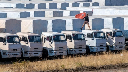 L’ensemble du convoi humanitaire russe est revenu d’Ukraine