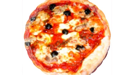 Pizza au thon et au fromage