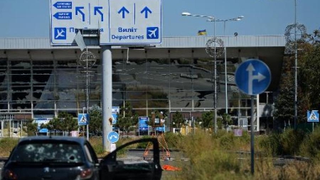 Les forces ukrainiennes occupent toujours le terminal de l’aéroport de Donetsk