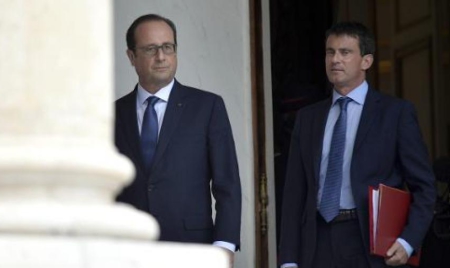 Hollande au plus bas à 13% de confiance, Valls chute de 14 points à 30%