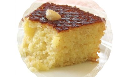 Gâteau de semoule au sirop de fleur d’oranger