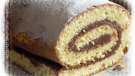 Gâteau roulé au Nutella