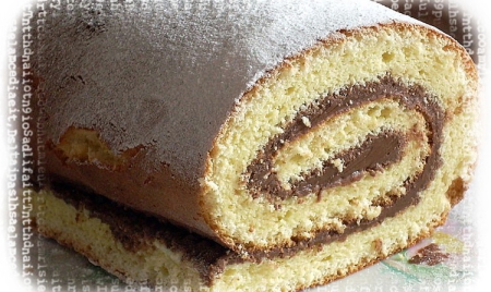 Gâteau roulé au Nutella