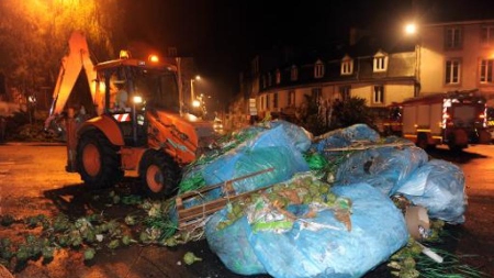Les incendies de Morlaix “condamnés” par le gouvernement, signe d’une “exaspération” pour la FNSEA