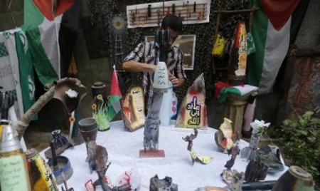Les Gazaouis transforment des engins de mort en objets d’art