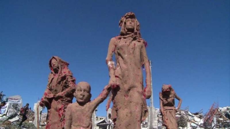 Gaza: un artiste palestinien sculpte dans l’argile l’horreur de la guerre