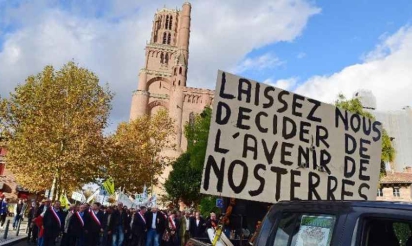 Sivens manifestations pro-barrage et anti zadistes  à Albi