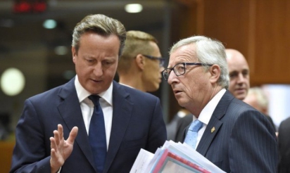 UE : Juncker estime que Cameron a “un problème avec les autres premiers ministres”