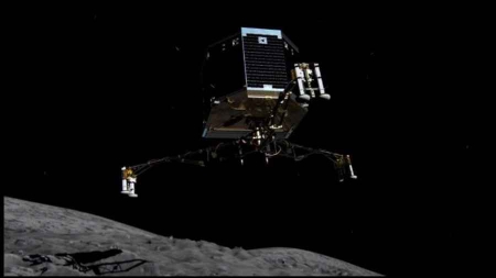 Sonde Rosetta  le robot Philae poursuit sa descente vers la comète  Tchouri