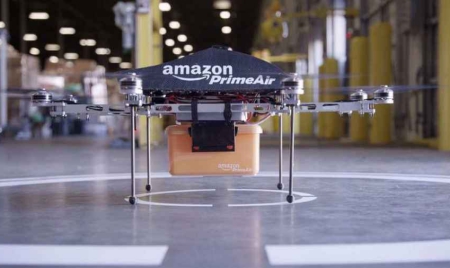 Amazon va tester ses drones livreurs en Angleterre