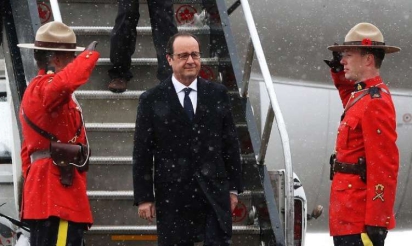 Hollande à Ottawa : “Face au terrorisme, pas de place pour le renoncement”