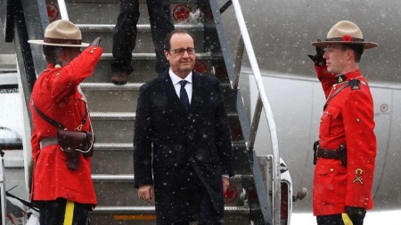 Hollande à Ottawa : “Face au terrorisme, pas de place pour le renoncement”