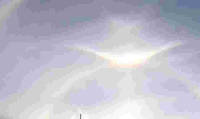 Trois soleils illuminent le ciel des Menuires