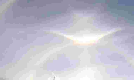 Trois soleils illuminent le ciel des Menuires