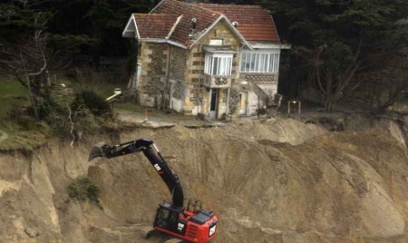 Le littoral aquitain mangé par les tempêtes exceptionnelles de l’hiver 2013-2014