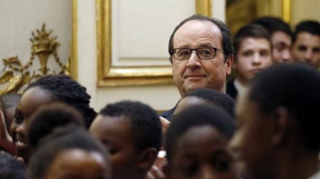 Hollande en escale surprise à Cahors au profit de la maladie de Huntington