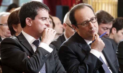 Popularité moins mauvais pour Hollande (14%) et Valls (25%)