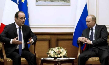 Rencontre Hollande-Poutine cruciale à Moscou