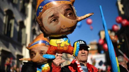 L’Italie en grève générale contre le gouvernement de Matteo Renzi