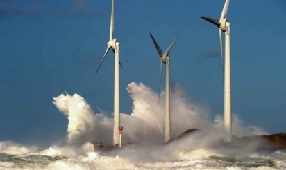 Record de production d’électricité éolienne en décembre en France