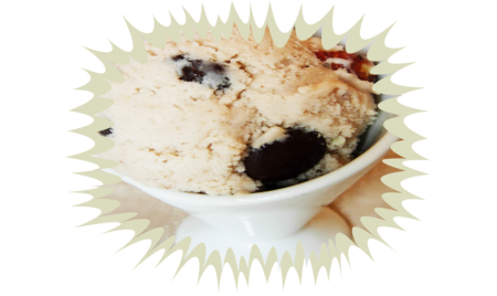 Glace à la banane, éclats de chocolat et noisettes