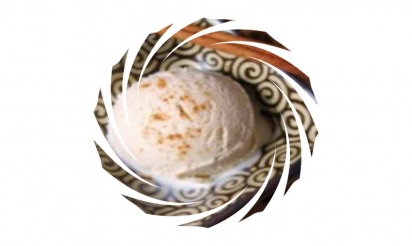 Glace à la cannelle