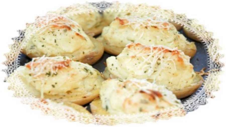 Pommes de terre farcies crème et ciboulette