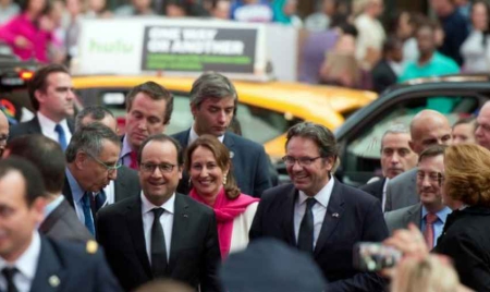 A New York, François Hollande s’offre un bain de foule sur Broadway
