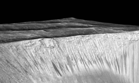 De l’eau liquide coule sur Mars