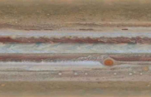 Jupiter: sa "Grande Tache Rouge" rétrécit mais reste plus grosse que la Terre