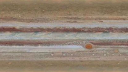 Jupiter: sa Grande Tache Rouge rétrécit mais reste plus grosse que la Terre