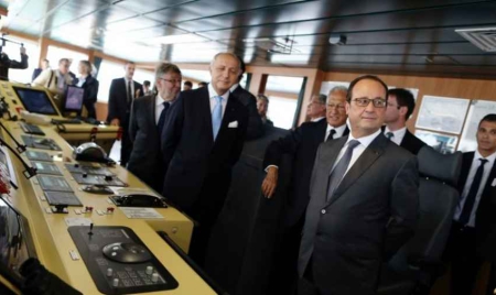 Hollande au Havre souligne le potentiel français dans le maritime