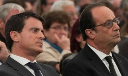 La popularité de Hollande et Valls en légère hausse