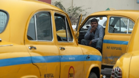 Les taxis en colère, unis contre Uber en 2015