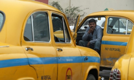Les taxis en colère, unis contre Uber en 2015
