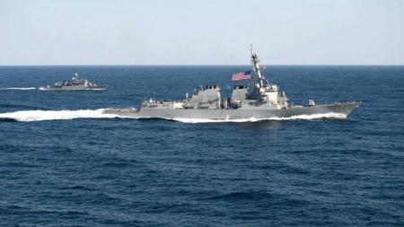 Un navire de guerre américain a croisé dans les eaux des îles Paracels revendiquées par la Chine