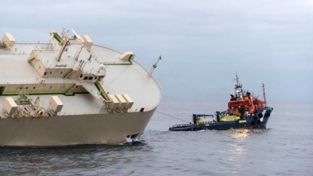 Dérive du Modern Express : le cargo est arrivé à Bilbao