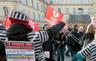 Grève et mobilisation à Paris et en régions autour des 8 condamnés de Goodyear