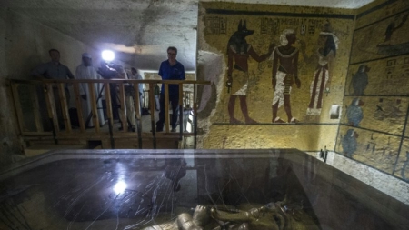Egypte: 90% de chances qu’il y ait deux chambres cachées dans le tombeau de Toutankhamon