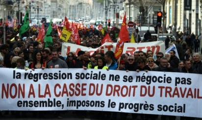 Loi travail: mobilisations les 17, 24 et 31 mars
