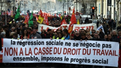 Loi travail: mobilisations les 17, 24 et 31 mars