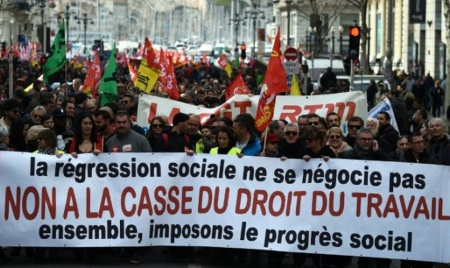 Loi travail: mobilisations les 17, 24 et 31 mars