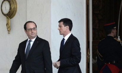Hollande (-4) et Valls (-5) chutent à nouveau en mars
